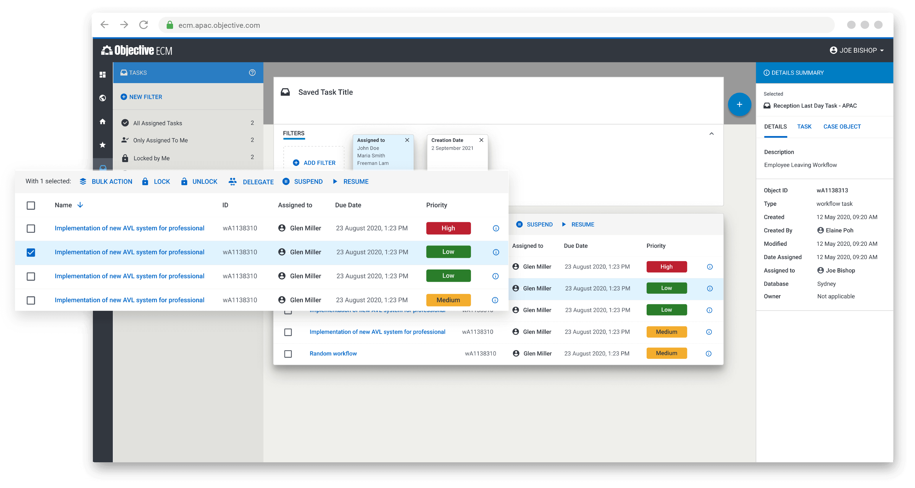Objective Blog Daytoday processes just got much easier with Objective ECM 11’s Task Manager