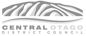 Logo central otago district council grey