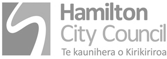 Logo hamilton city council grey