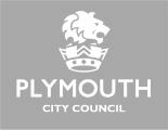 Logo plymouth city council grey